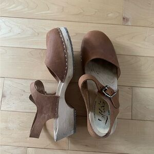 Lotta from Stockholm Low Heeled Clog Brown 38